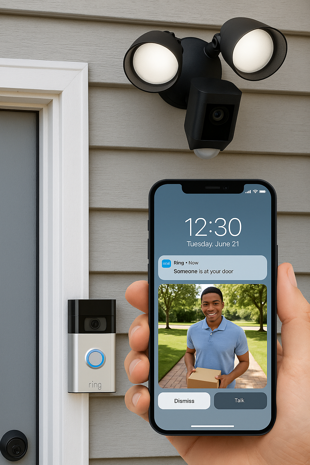 Ring Doorbell and Lighting