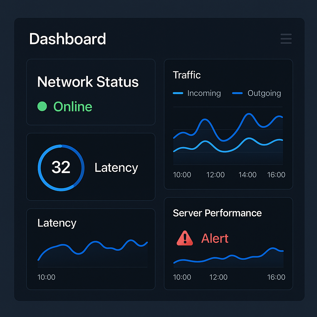 network dashboard